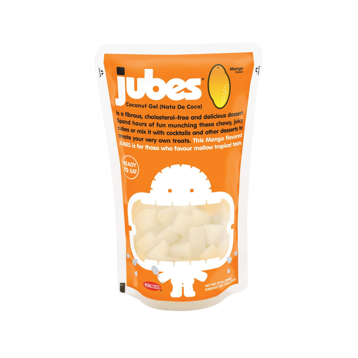 Jubes Nata De Coco - Mango Flavor 12.7 OZ (360g)