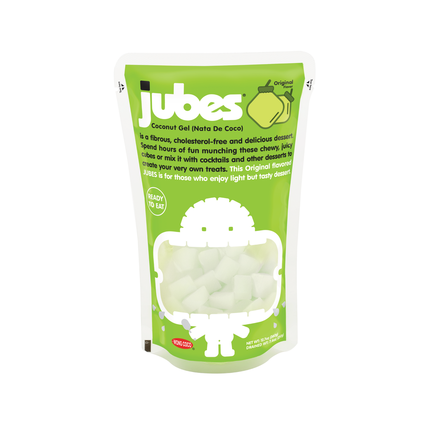 Jubes Nata De Coco - Original Flavor 12.7 OZ (360g)